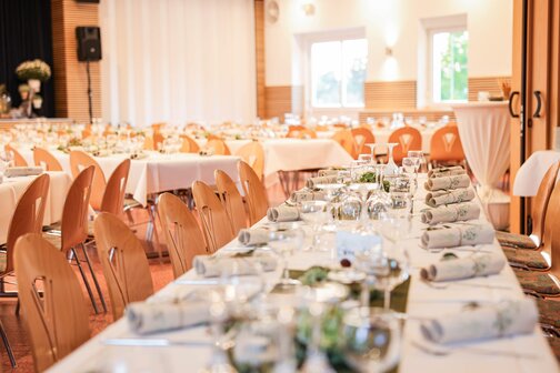 Festtafel beim Gasthaus Stern Bad Waldsee