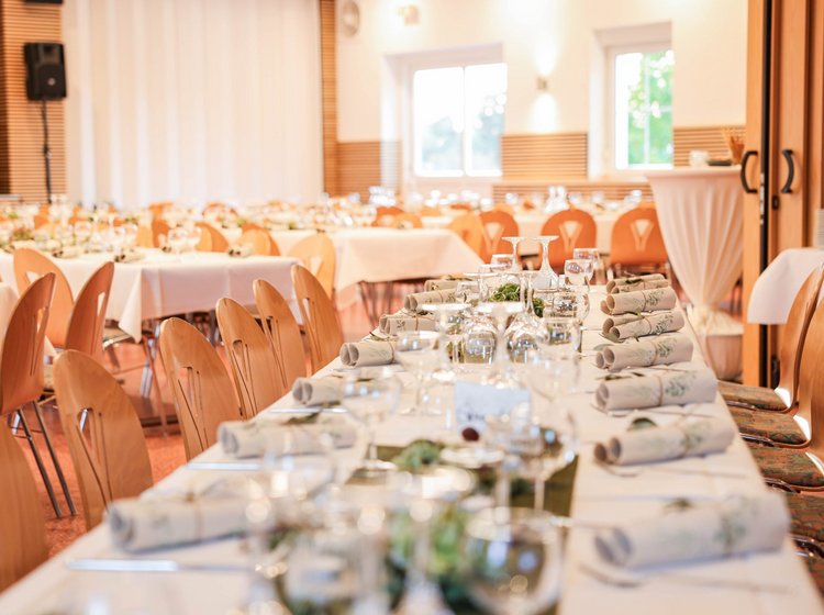Festtafel beim Gasthaus Stern Bad Waldsee